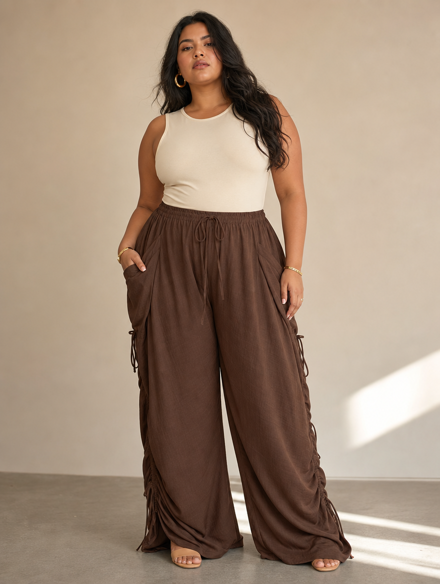 Fluid wide leg