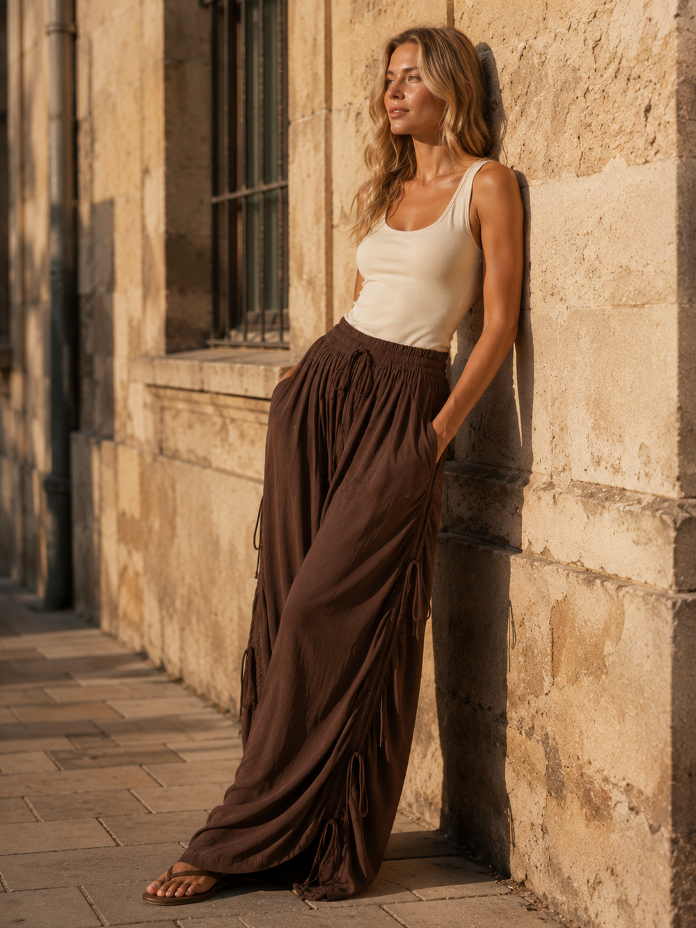 Golden hour, walking